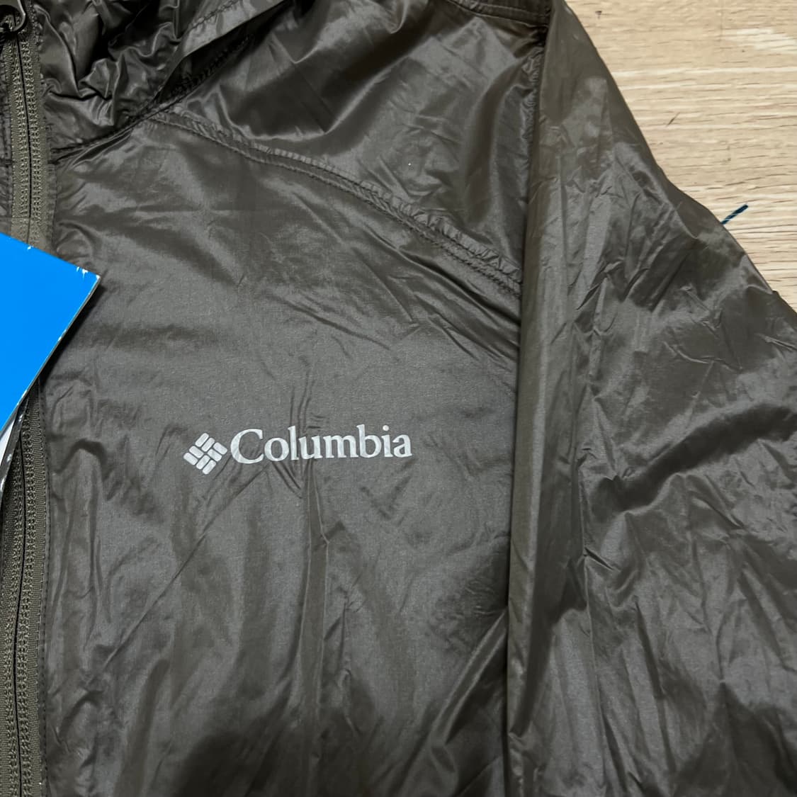 컬럼비아 옴니쉴드 여성 로고 바람막이 후드자켓 [브라운] S/90 상품이미지4