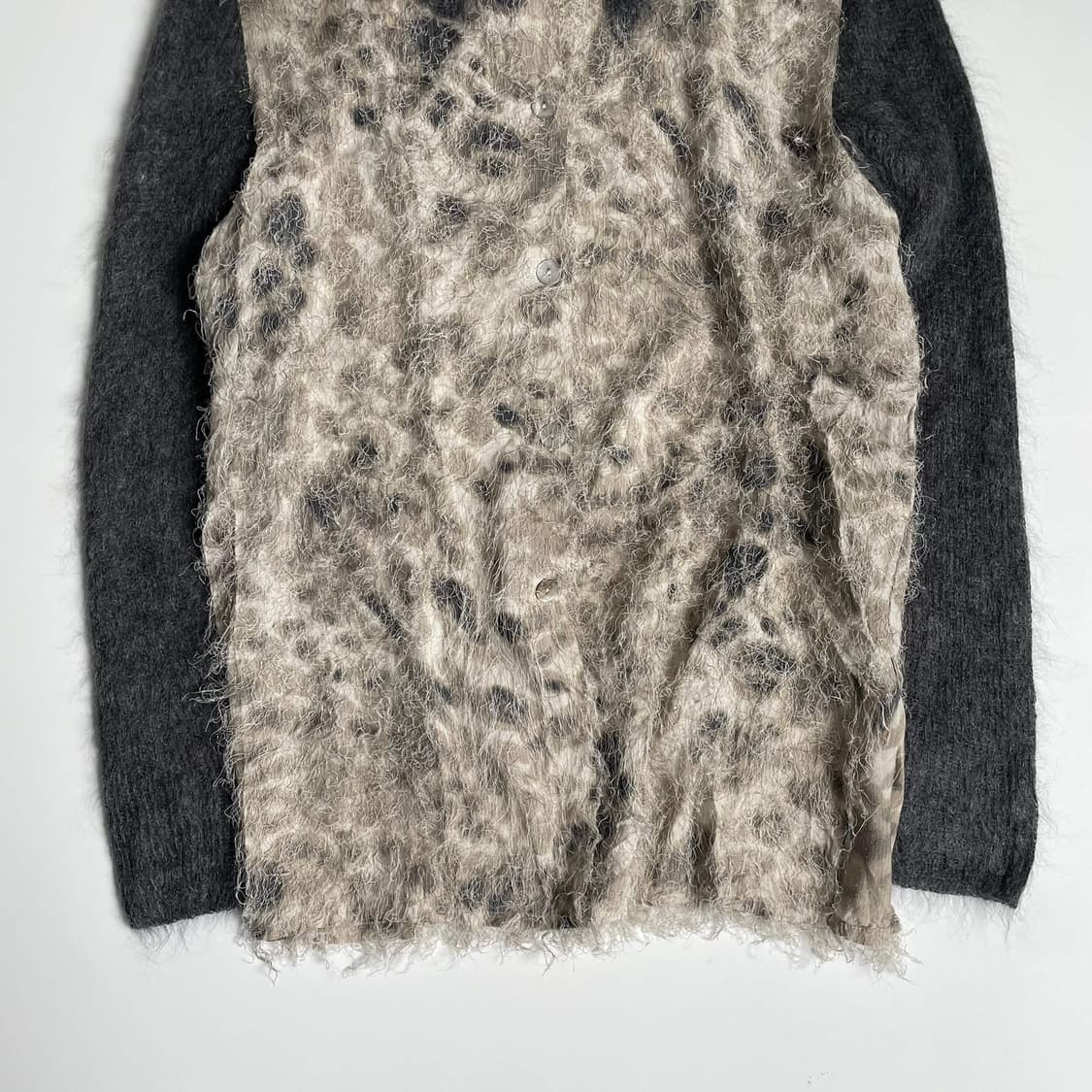 Marisa monti 헤어리 비스코스 키즈모헤어 셔츠 (italy)   상품이미지4