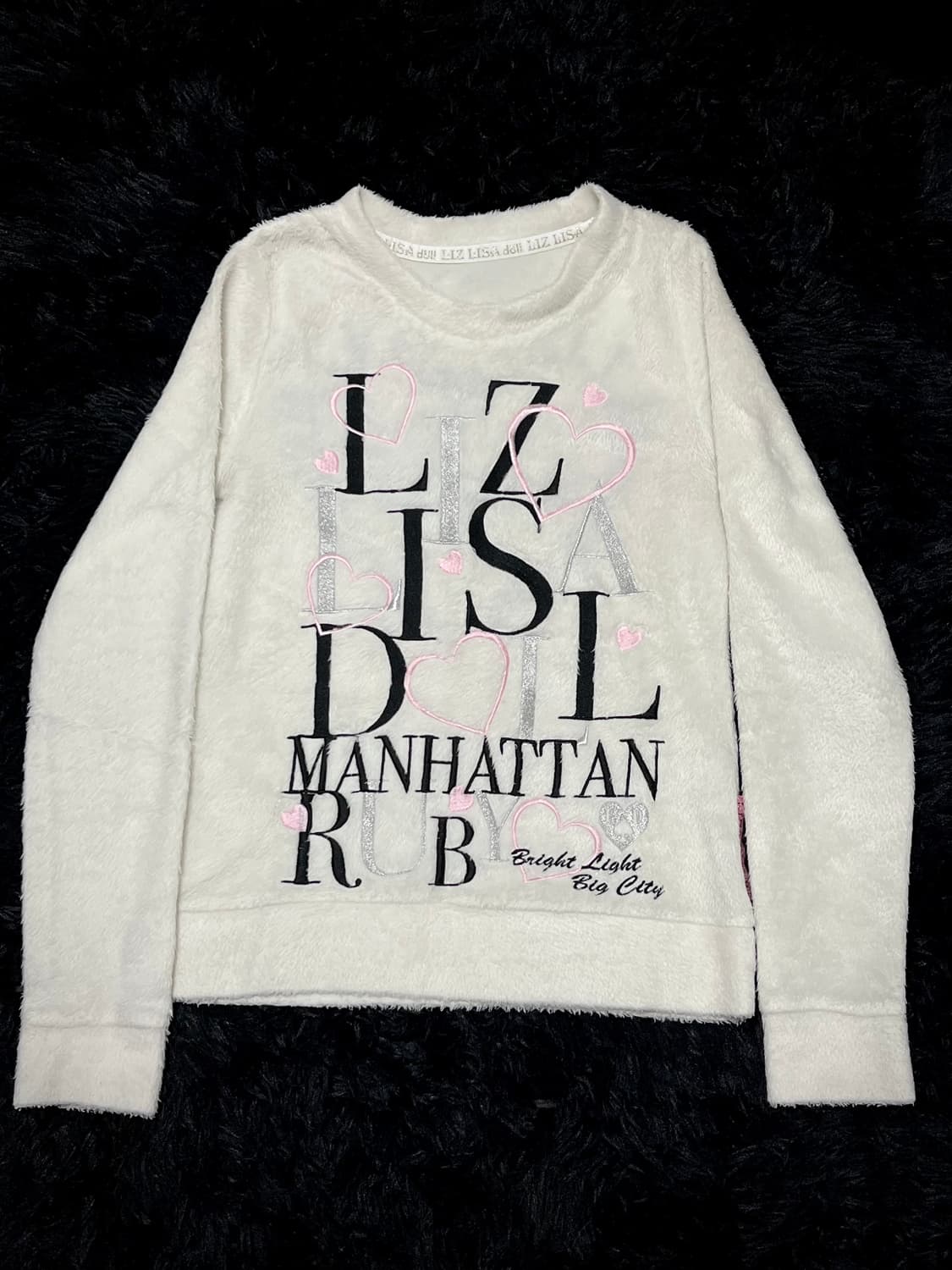 LIZ LISA doll 자수 퍼 롱슬리브 상품이미지2