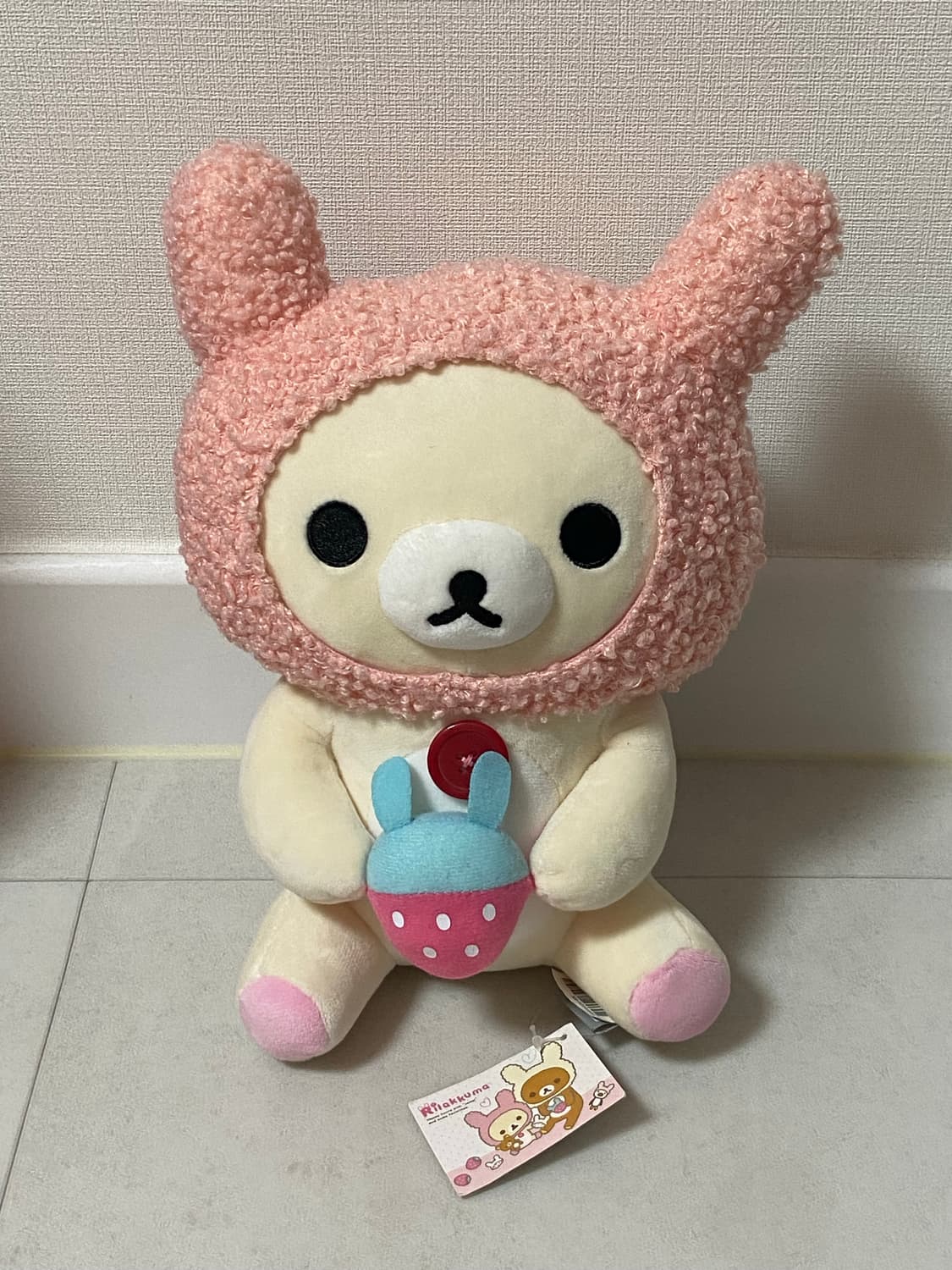 고전 코리락쿠마 딸기 토끼 인형 상품이미지2
