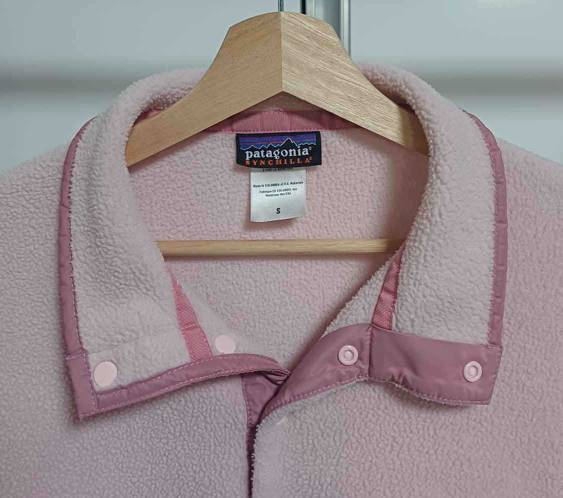 🇨🇴 [S] 파타고니아 신칠라 스냅티 - 베이비 핑크 상품이미지3