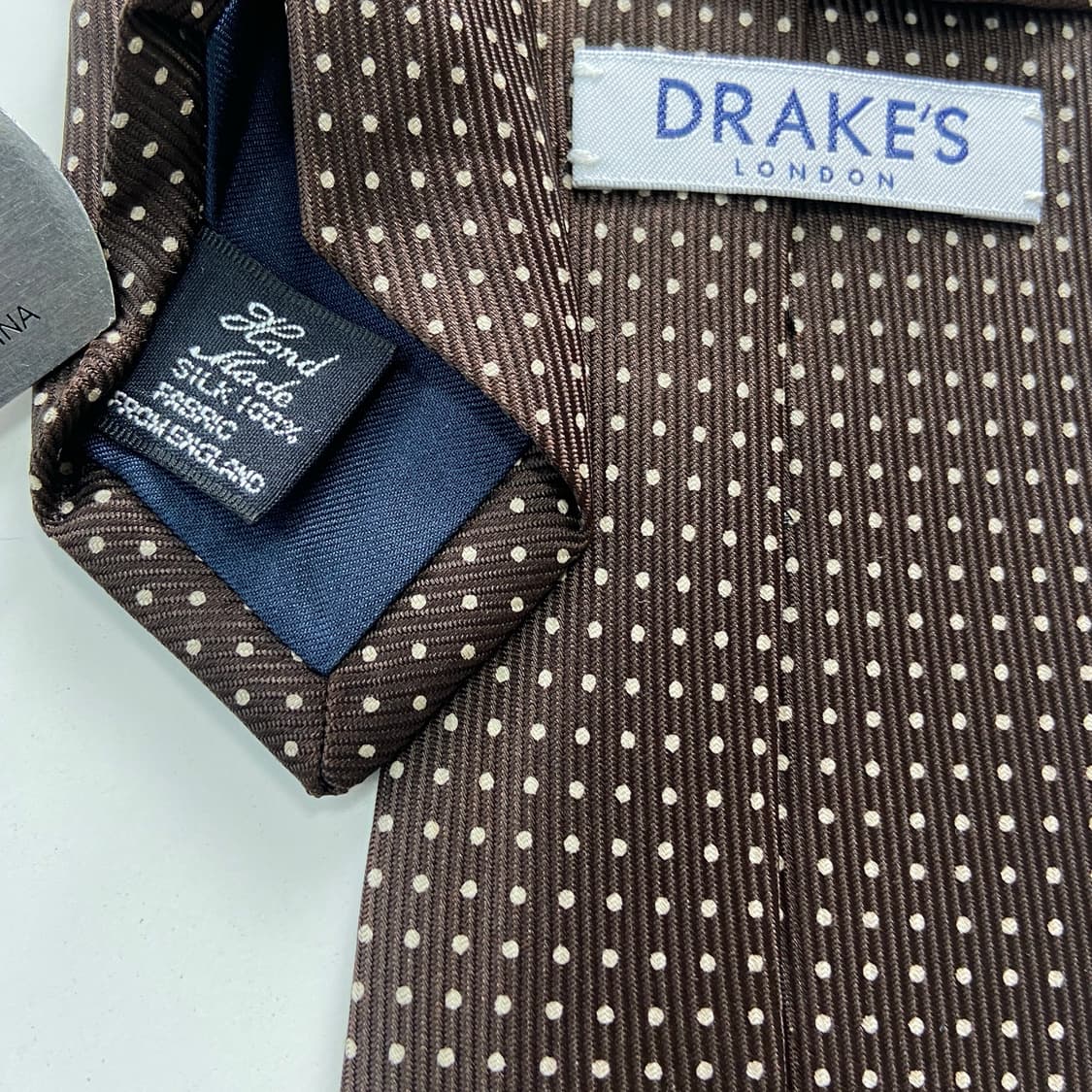드레익스 명품 정품 넥타이 (Drakes) 7.3cm 상품이미지5