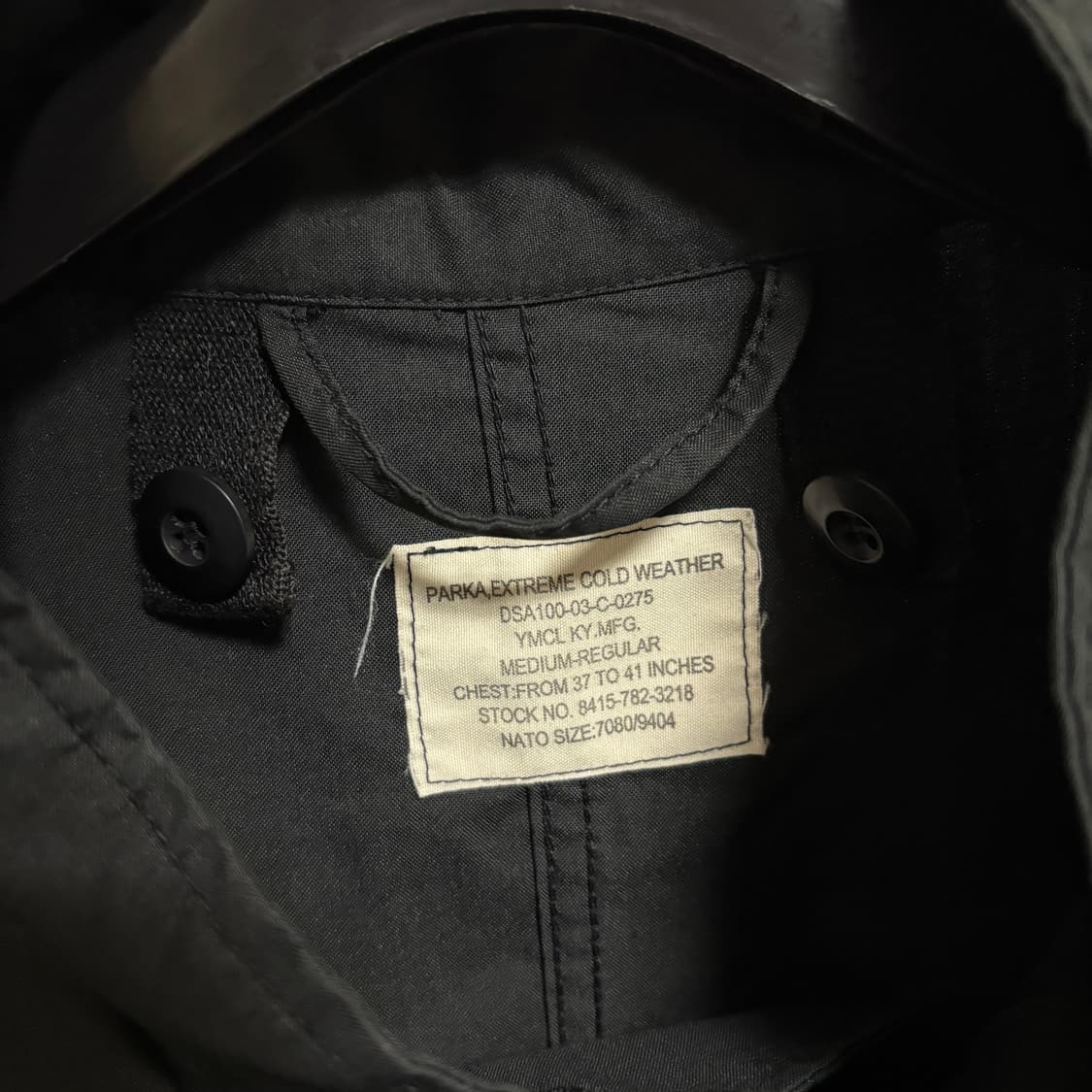 YMCLKY M65 피쉬테일 파카 / 블랙, M-R 상품이미지4