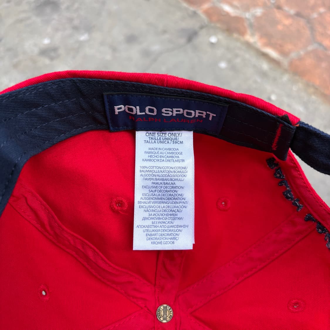 Polo 폴로 스포츠 투톤 볼캡 모자 상품이미지6