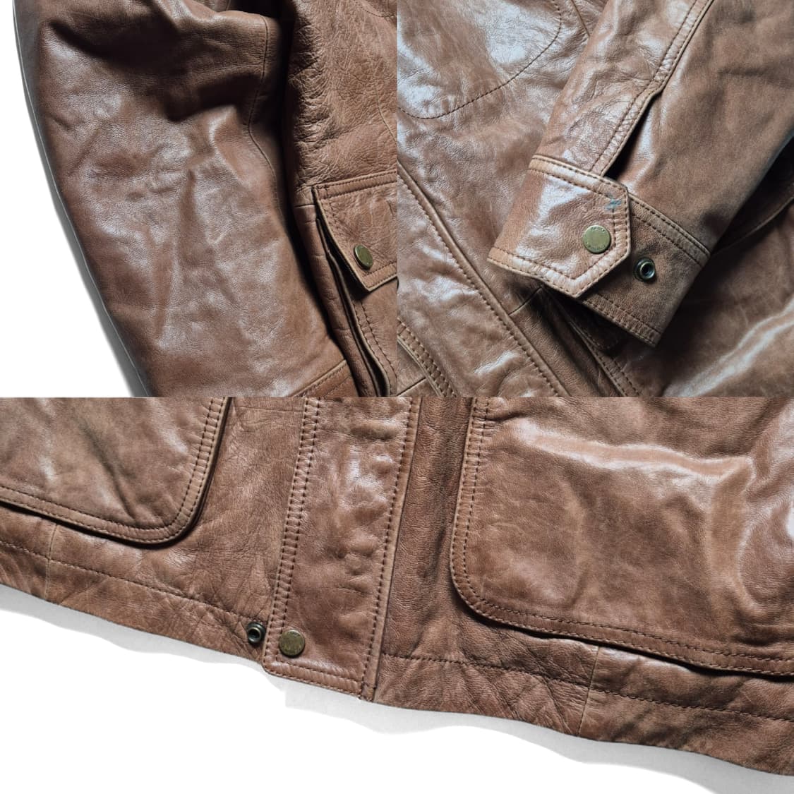 [L] 헨리코튼 염소가죽 필드자켓 상품이미지7