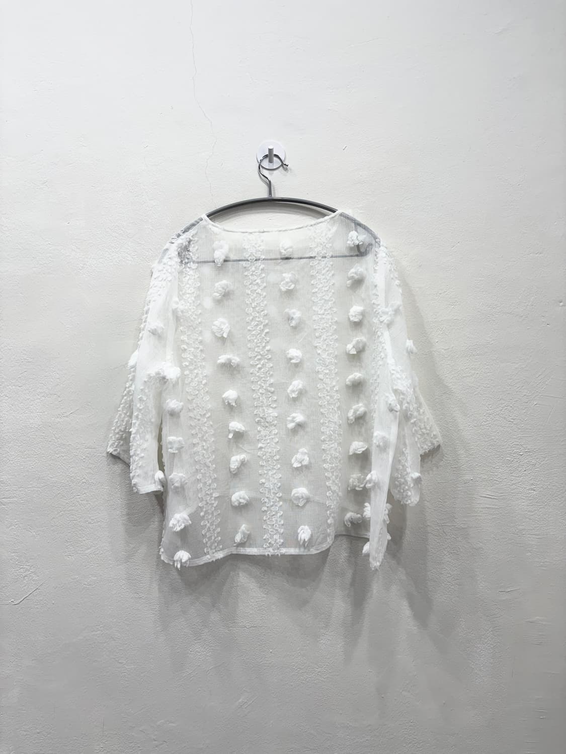 빈티지 시스루 블라우스 상품이미지3