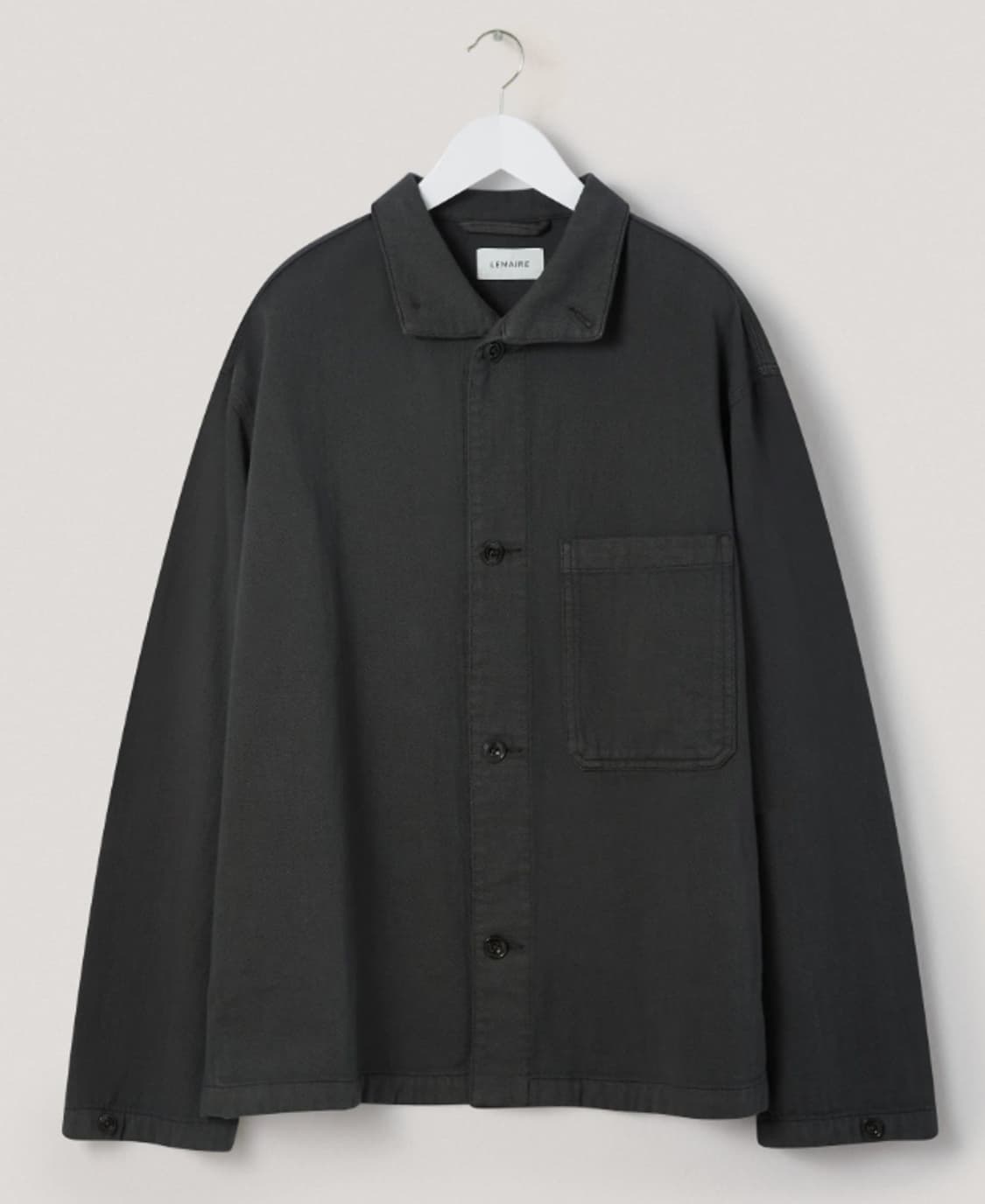 르메르 데님 스탠드 칼라 오버셔츠 징크 상품이미지1