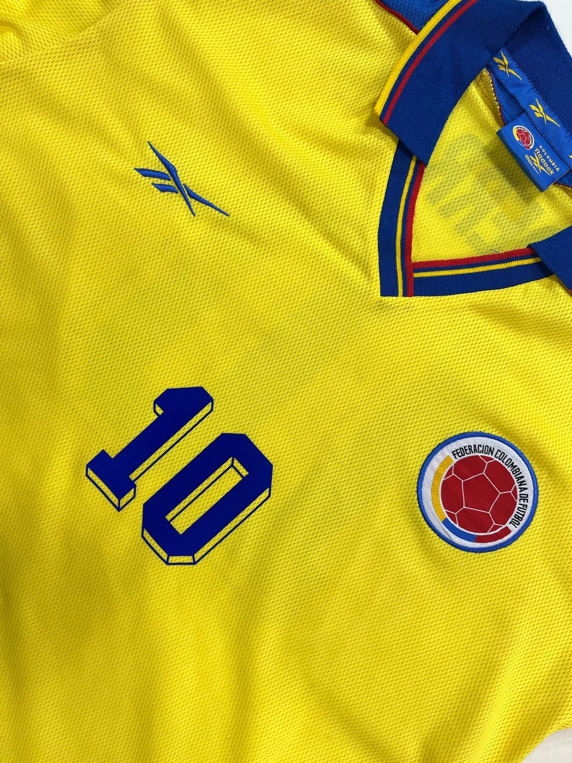 리복 98-99 콜롬비아 홈 카를로스 발데라마 상품이미지5