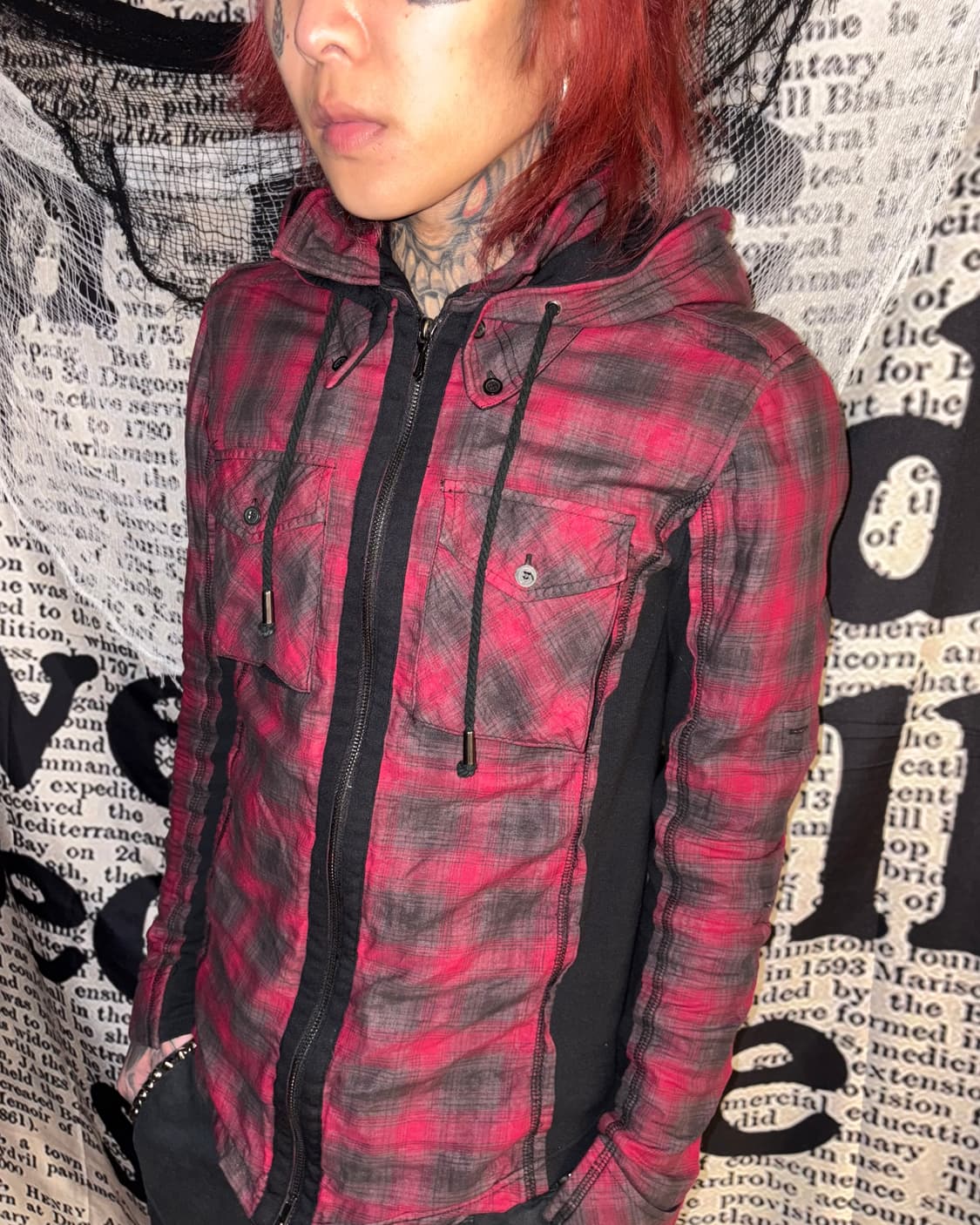 Buffalo bobs Check Riders Red jk 상품이미지2