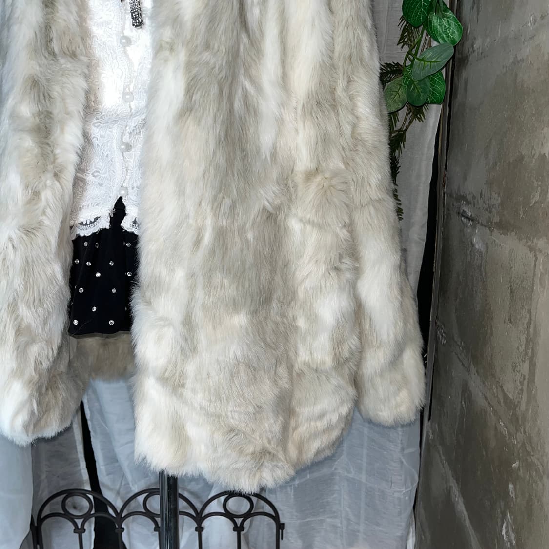 갸루 퍼 코트 자켓 상품이미지2