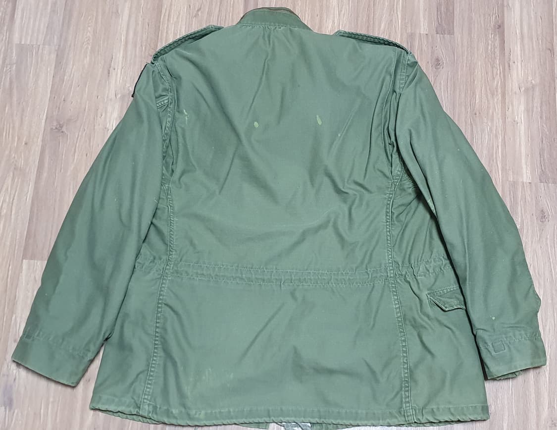 미군 오리지널 m65 필드자켓 3세대 미디움숏 '75년 생산 상품이미지8