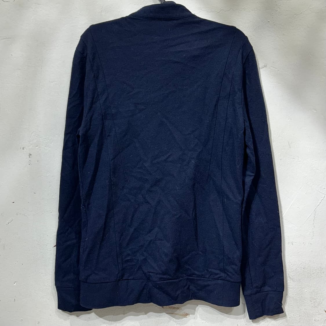 솔리드옴므 우영미 다크 네이비 사선 비대칭 집업 자켓 100 상품이미지8