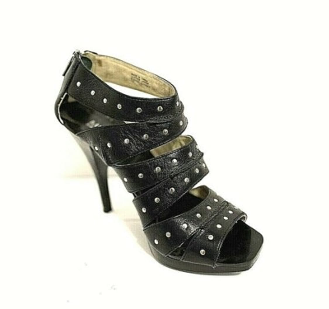 Michael kors마이클코어스 블랙 스터드 스트랩 샌들힐 37 240 상품이미지1