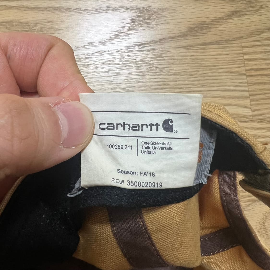 [CARHARTT] 칼하트 빈티지 오데사 카멜 볼캡 상품이미지5