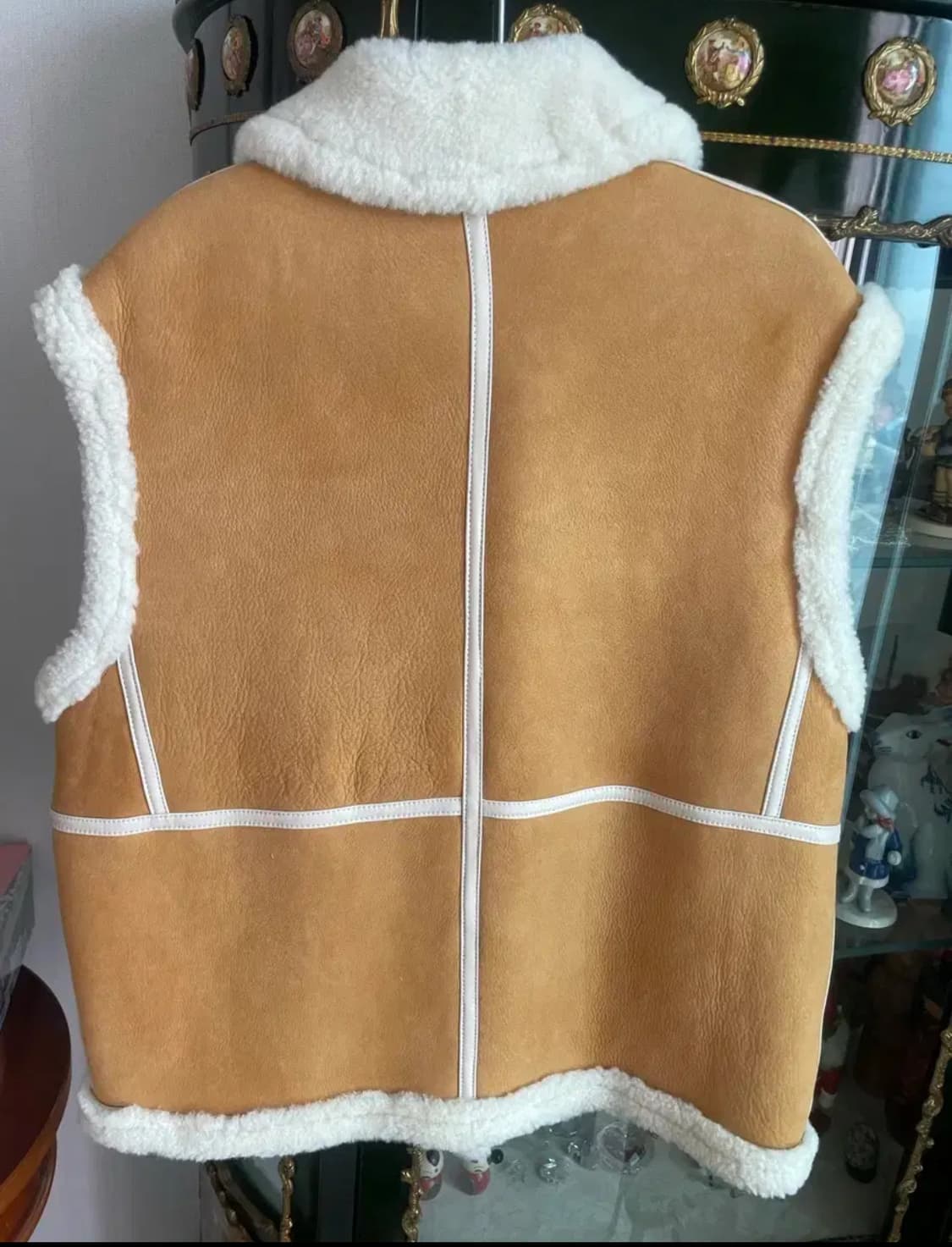 리얼 양털 스웨이드 조끼 상품이미지2