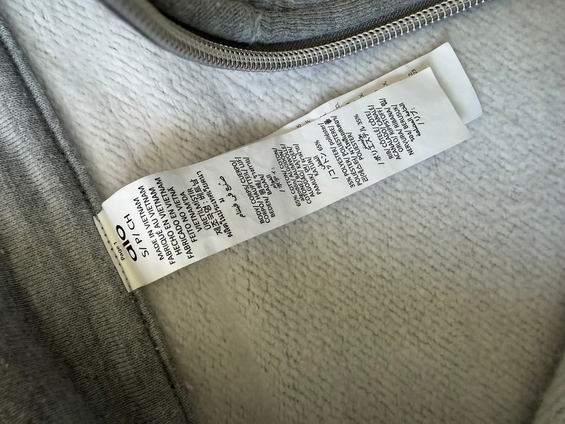 알로 요가 하프집업 맨투맨 그레이 S 상품이미지4