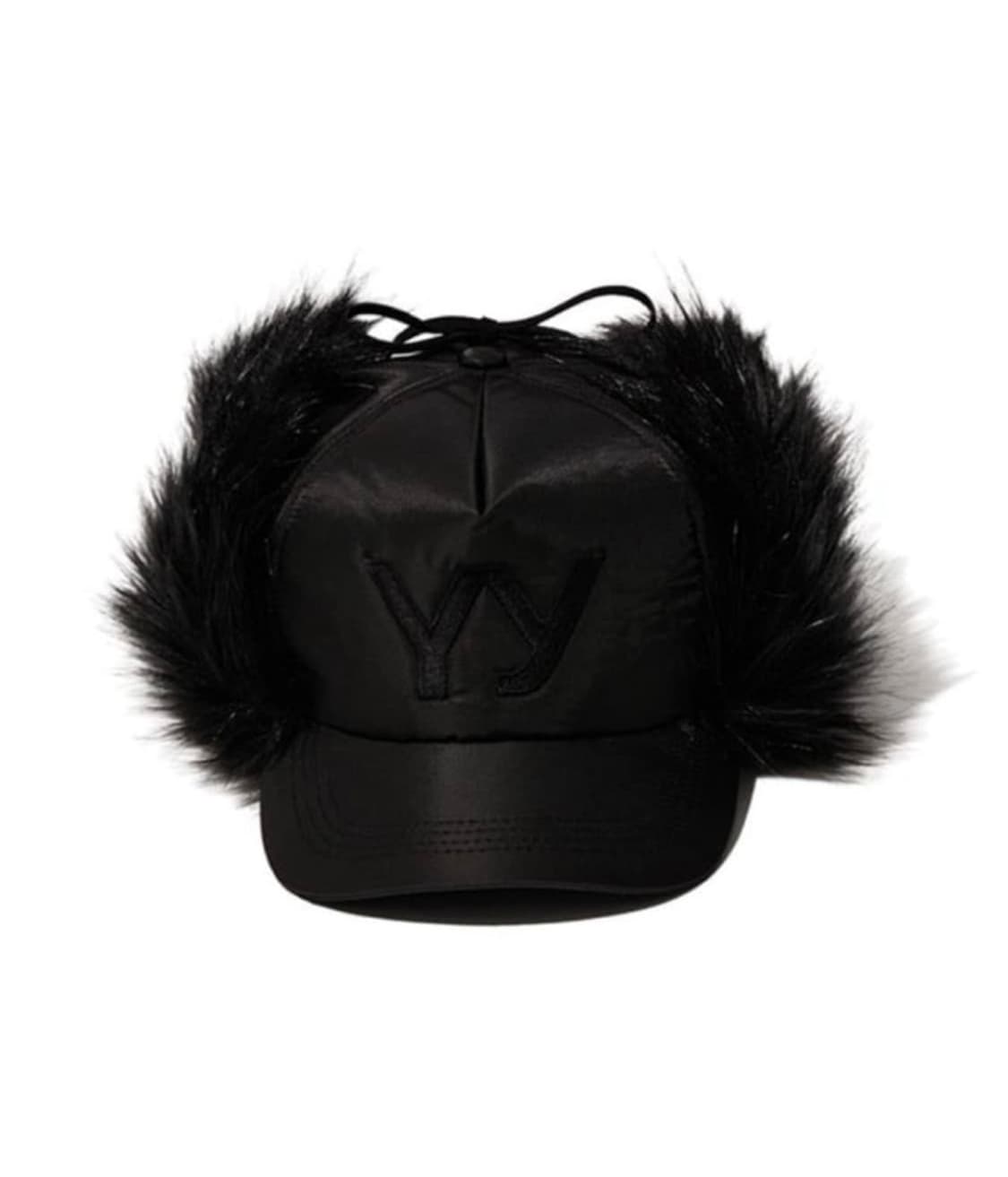 오픈와이와이 퍼모자블랙 상품이미지1