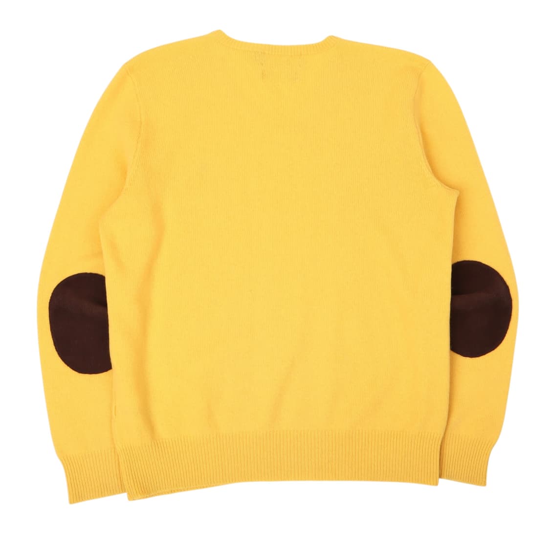 폴로 랄프로렌 옐로우 엘보우패치 브이넥 램스울 니트 상품이미지5