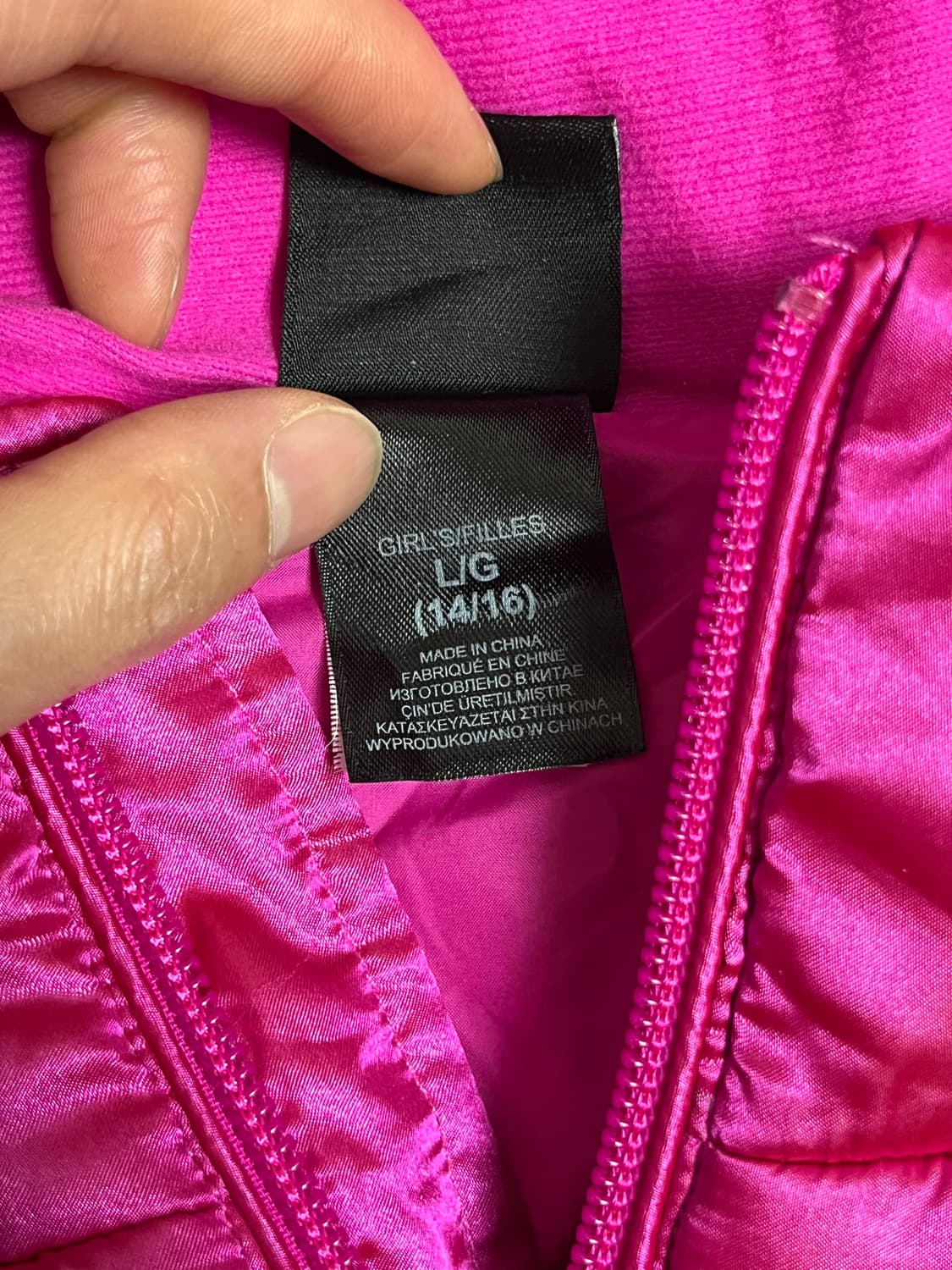 The North Face 핑크 패딩 XS S 사이즈 (L 14/16) 상품이미지4