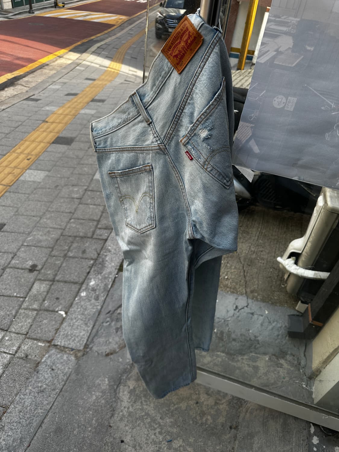Levis 리바이스 501 워싱 데님 w31 상품이미지1