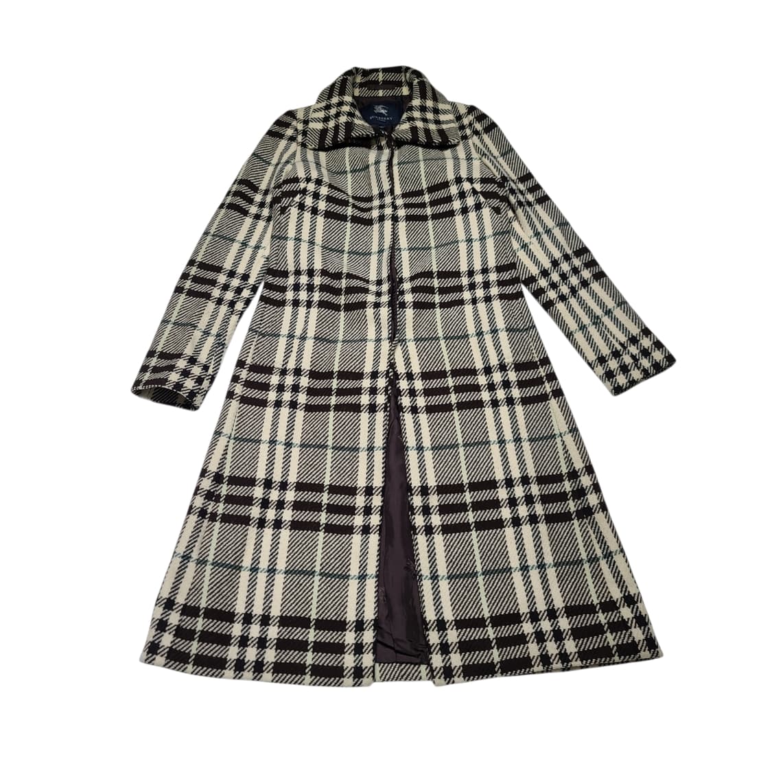 버버리 노바체크 울 롱코트[XS] 상품이미지1