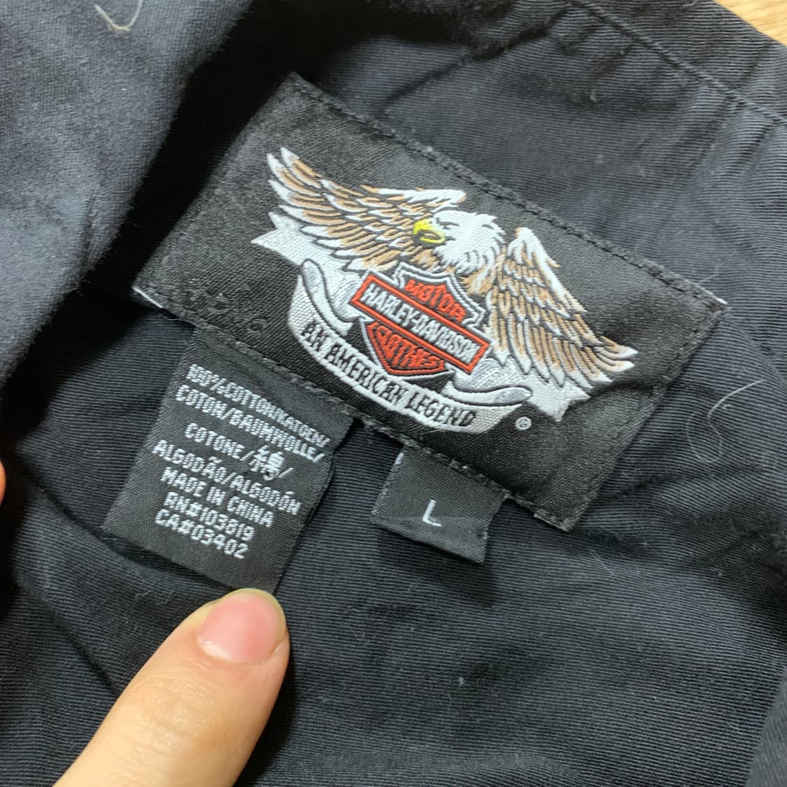 L) 할리데이비슨 반팔셔츠 상품이미지6