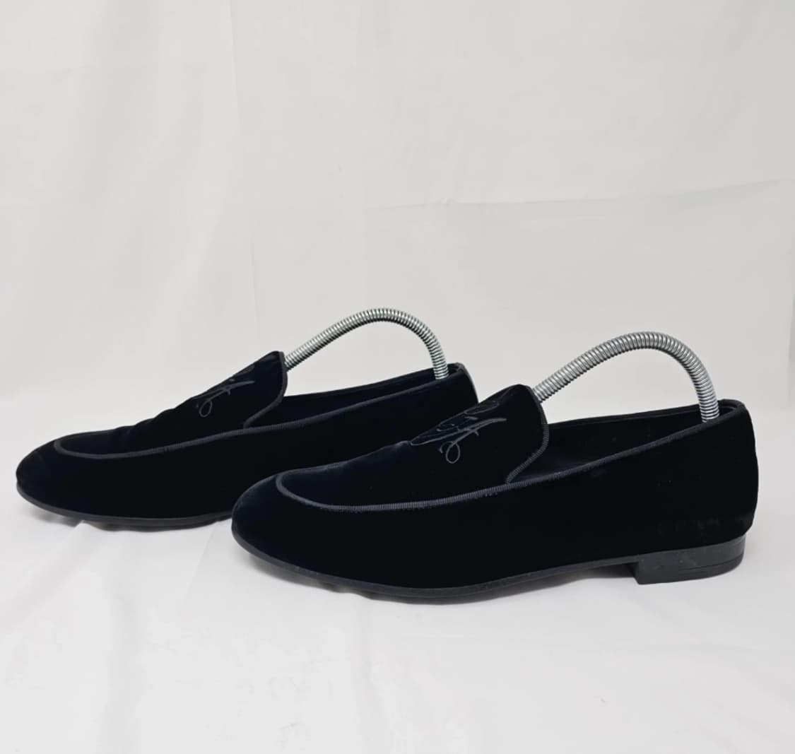 조르지오 아르마니 블랙 벨벳 로퍼 8 상품이미지2