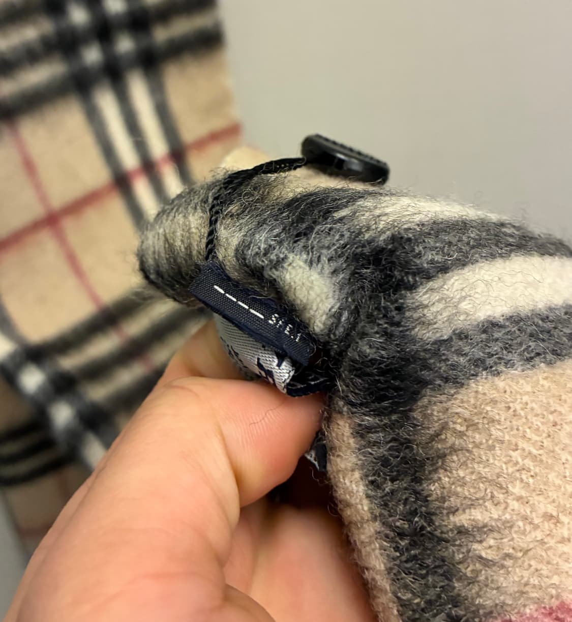 BURBERRY 버버리 런던 체크 램스울 머플러 목도리 상품이미지9