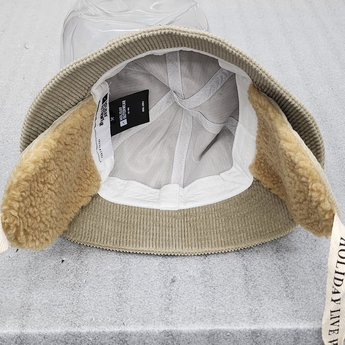 홀리데이 아우터웨어의 귀여운 코듀로이 귀달이 상품이미지7