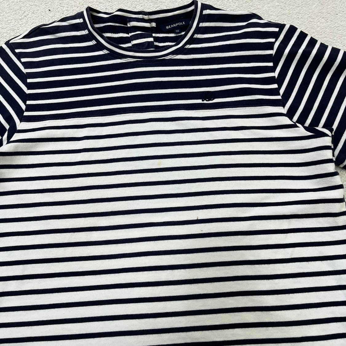 100 빈폴 여성 스트라이프 반팔티 0319M 상품이미지5