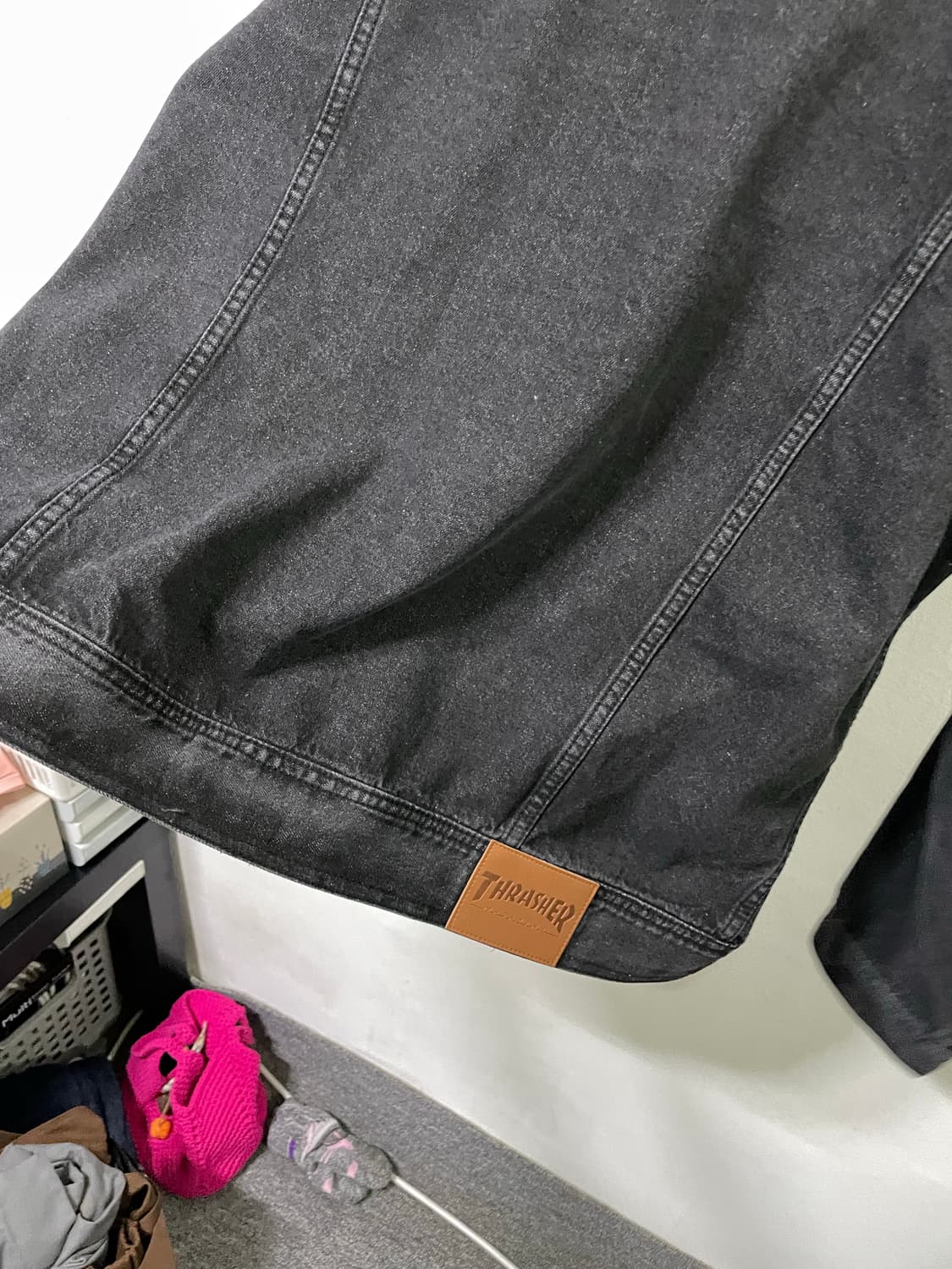 트레셔 데님 자켓 트러커 자켓 청자켓 L 100-105 사이즈 새상품 상품이미지6