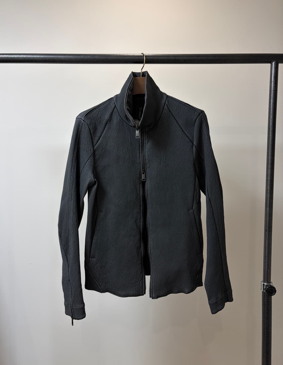 (S) Transit 트랜짓 램스킨 투웨이 가죽자켓 상품이미지1