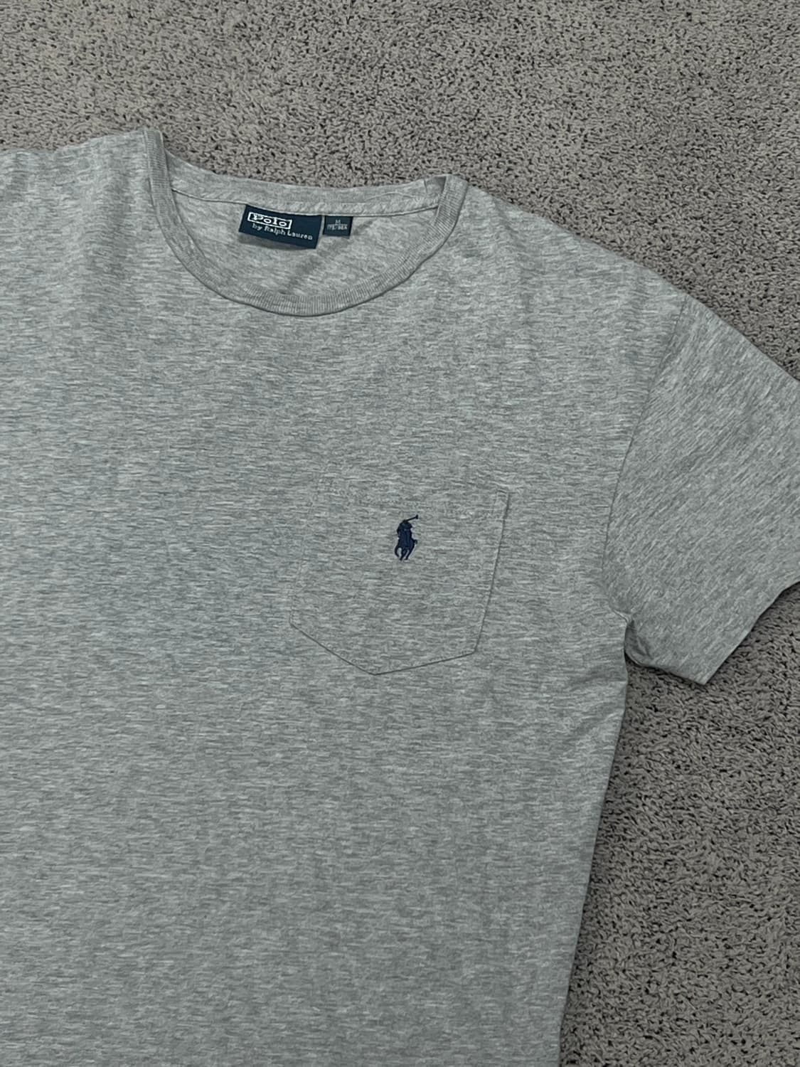 (M) 폴로 랄프로렌 원포켓 반팔 티 그레이 상품이미지2