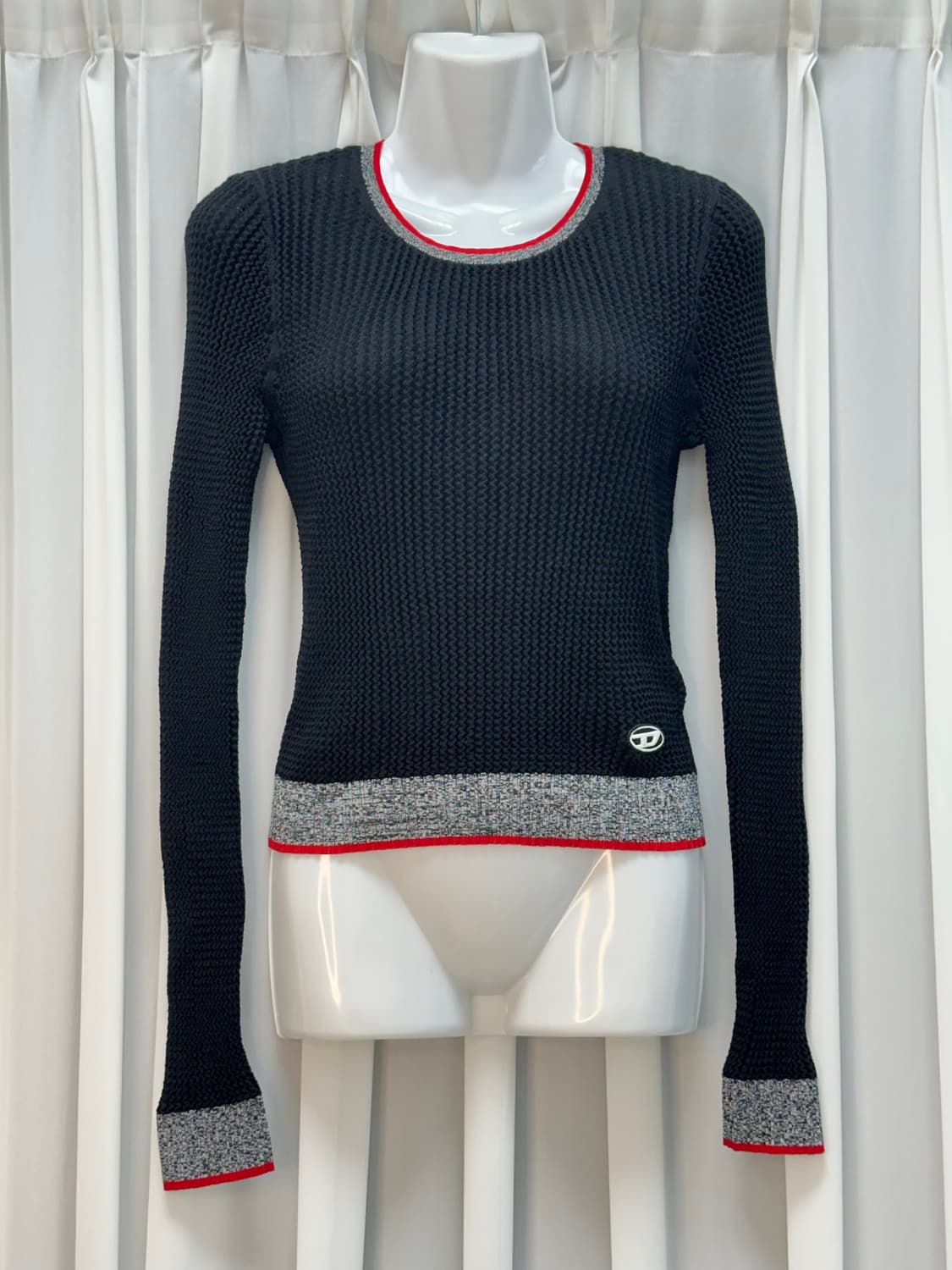 디젤 블랙 니트 상품이미지1