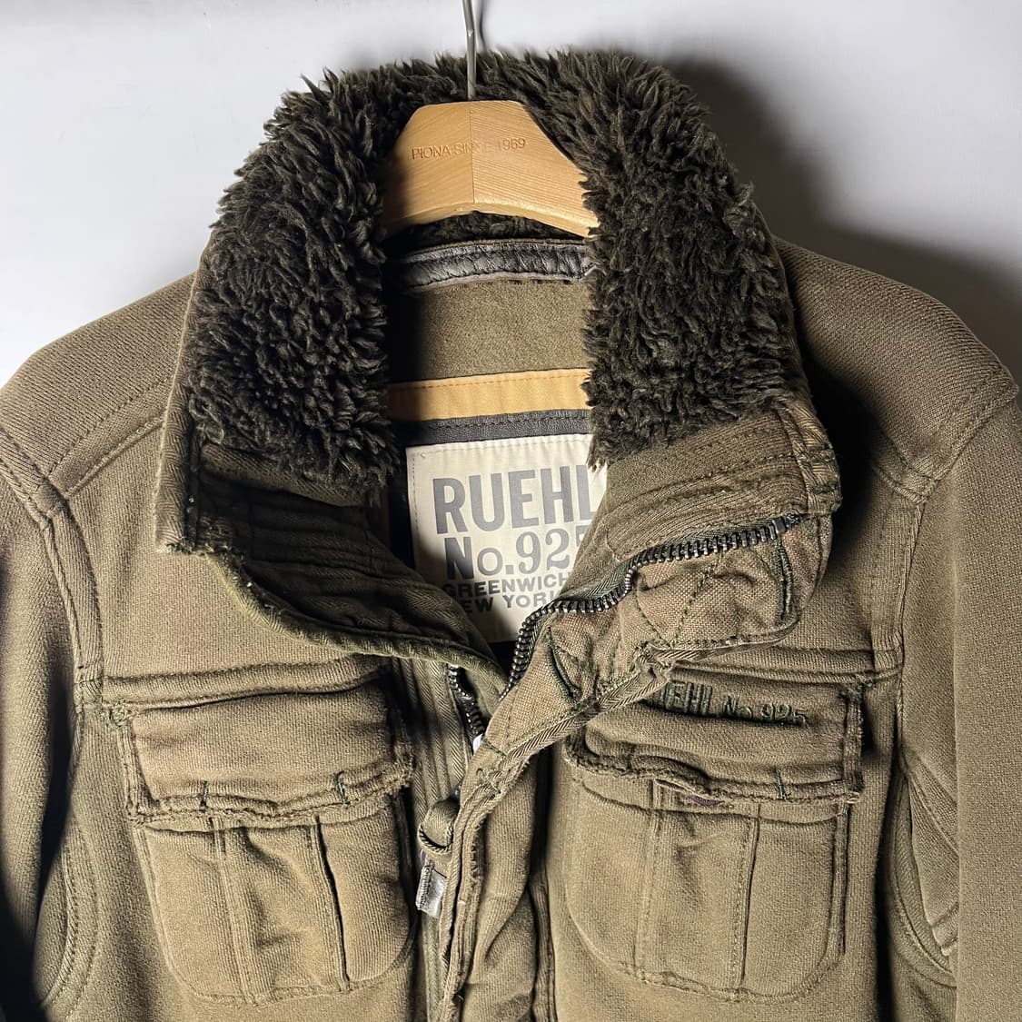 [Ruehl No. 925] 루엘 밀리터리 쉐르파 봄버자켓 상품이미지2