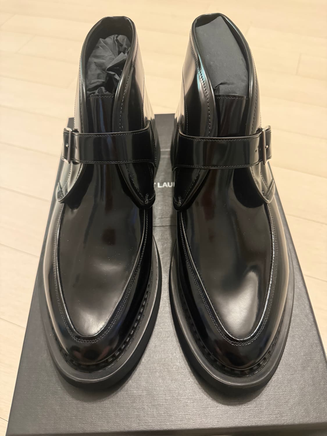 생로랑 SAINT LAURENT 테디 몽크 스트랩 부츠  상품이미지2