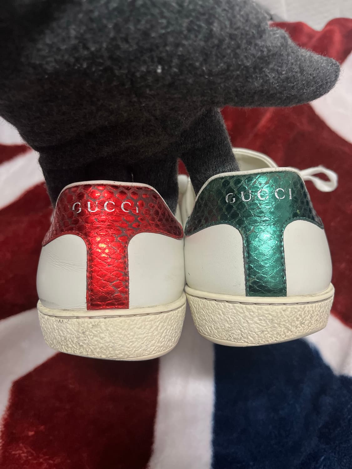 구찌 에이스 꿀벌 자수 스니커즈 270(41)  정품 상품이미지4