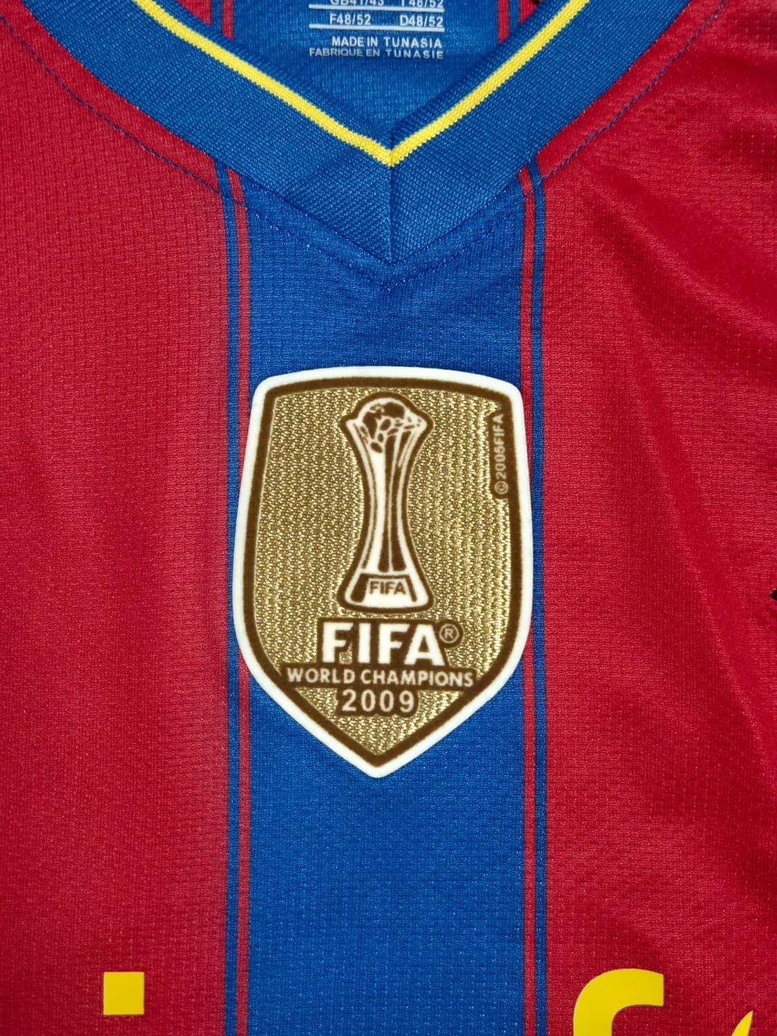 09-10 바르샤 홈 즐라탄 이브라히모비치 유니폼 L 레플리카 상품이미지4