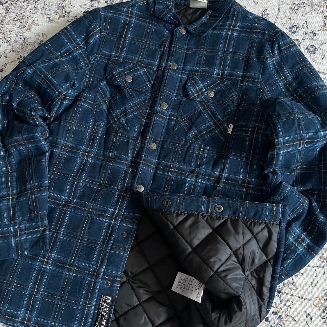 디키즈 퀼팅 누빔 플란넬 셔츠 자켓 상품이미지1