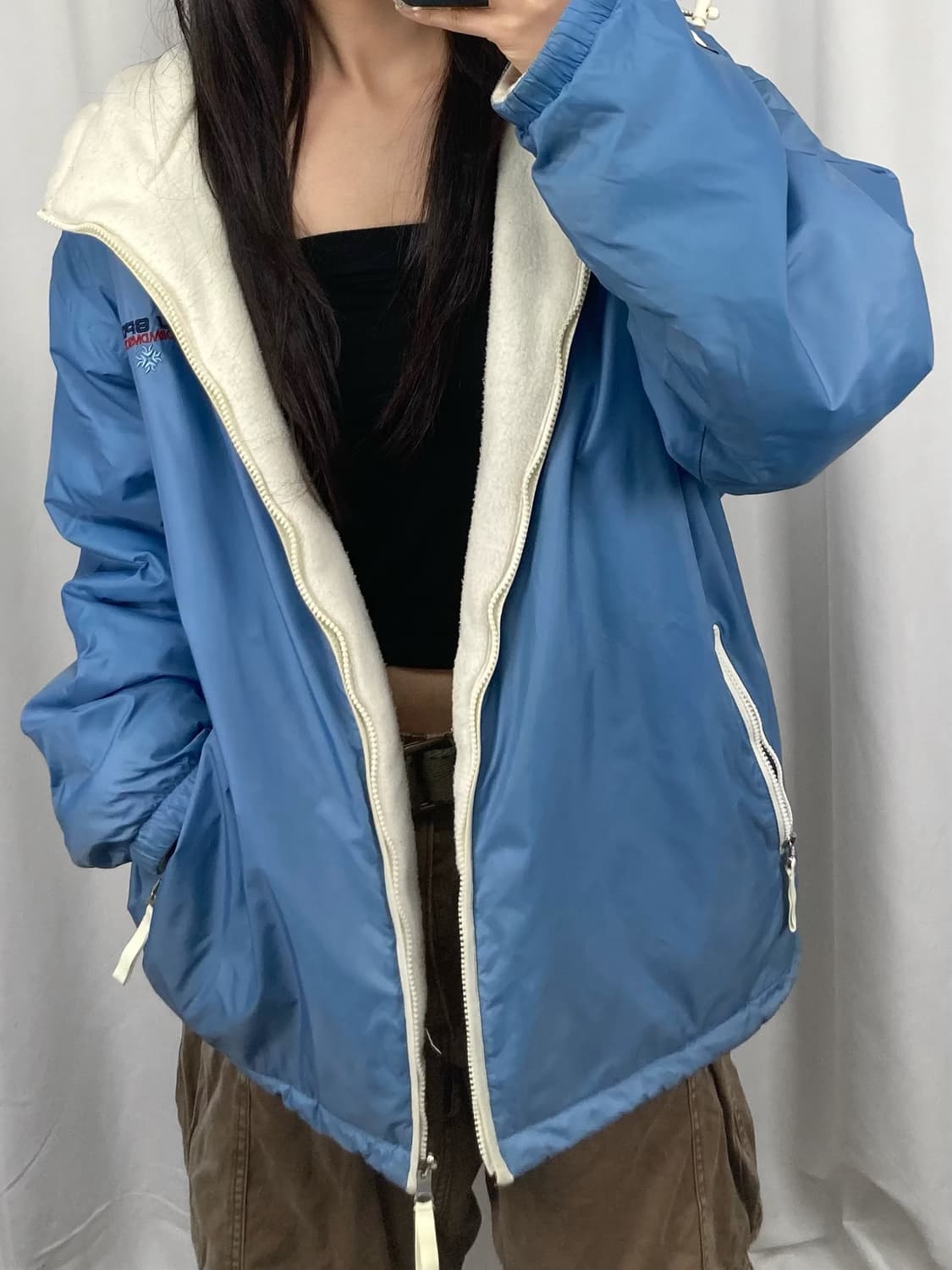 후부 리버서블 플리스 바람막이 자켓 상품이미지2