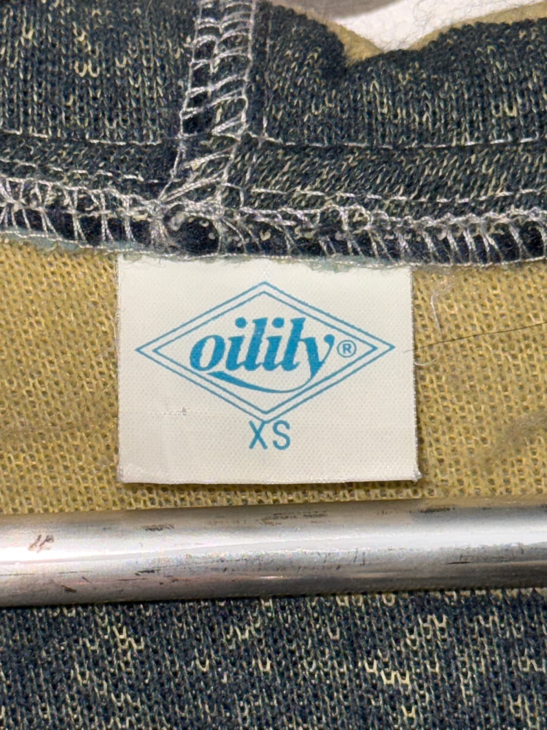 Oilily blue stripe grunge fur duffle 코트 상품이미지4