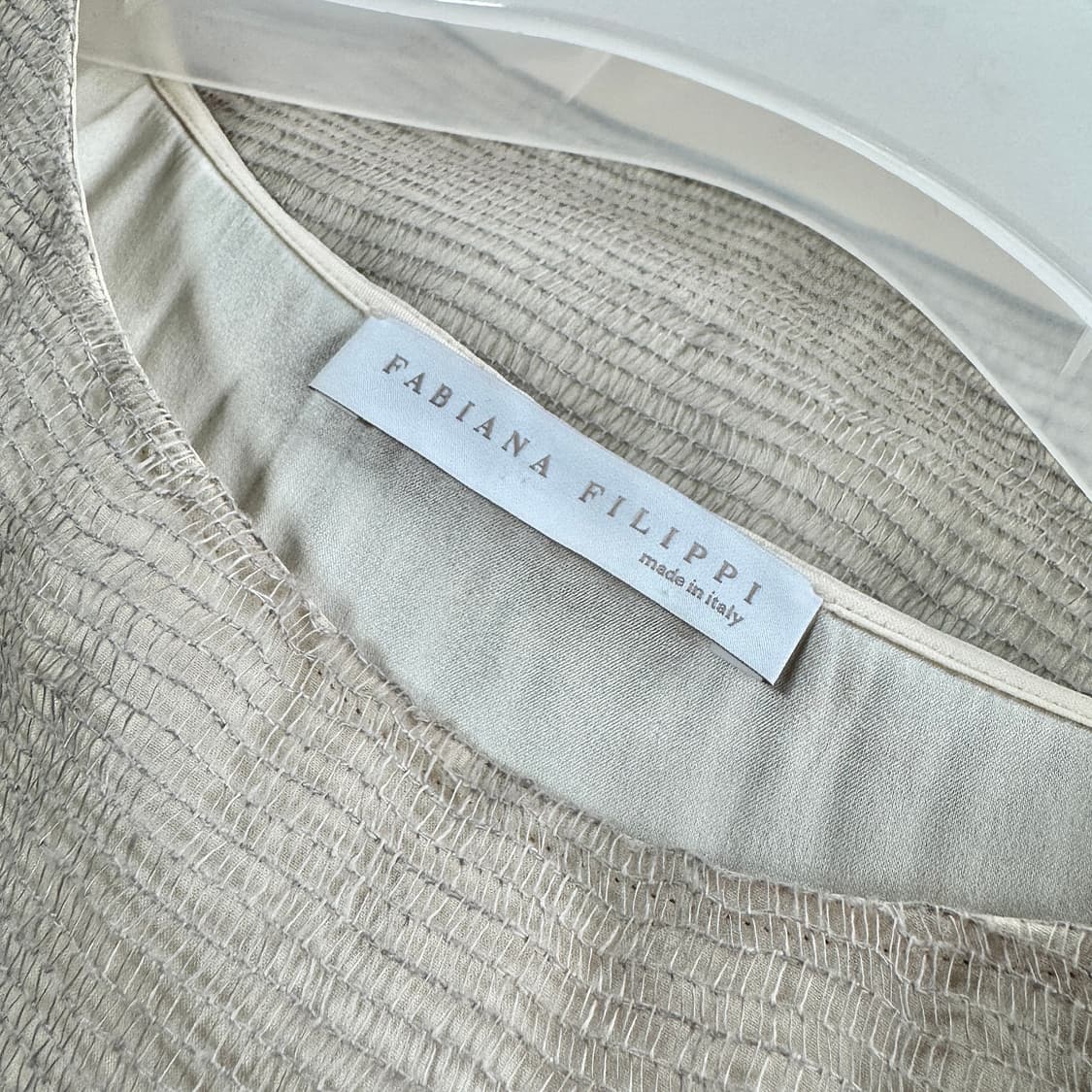 파비아나필리피 실크 린넨 티블라우스 상품이미지3