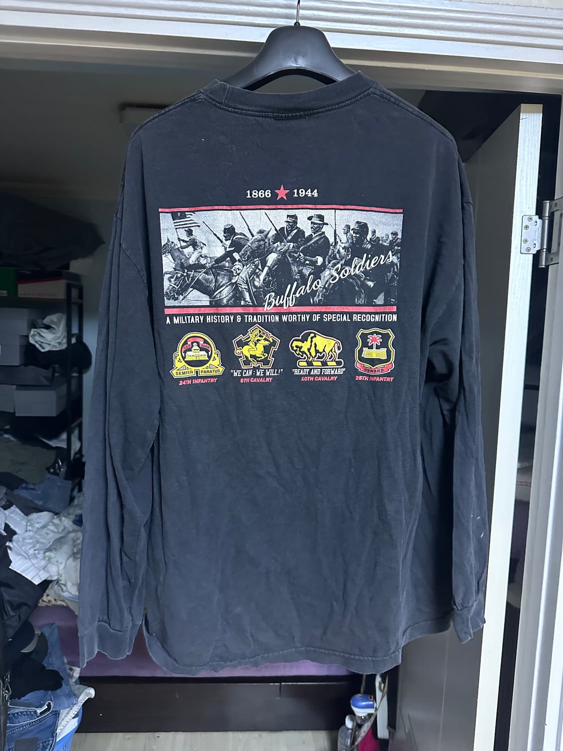 [2XL] 빈티지 프린트 롱슬리브 상품이미지3