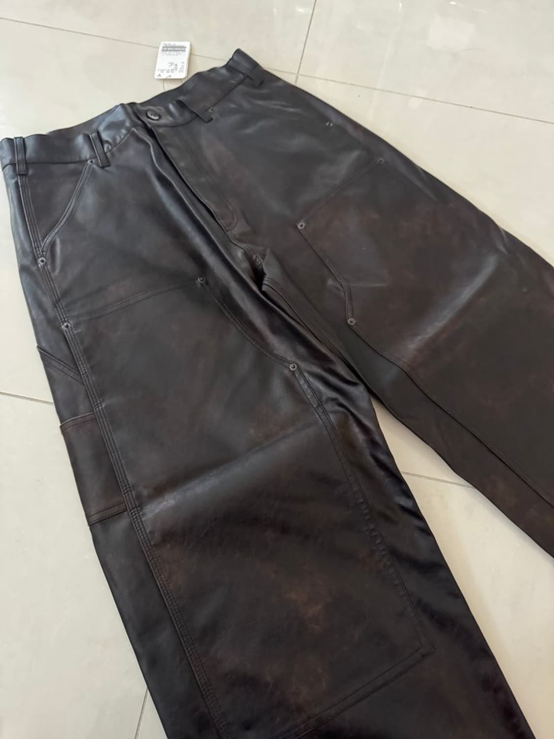 J FADE FAKELETHER DOUBLEKNEE PANTS 더블니팬츠 상품이미지2