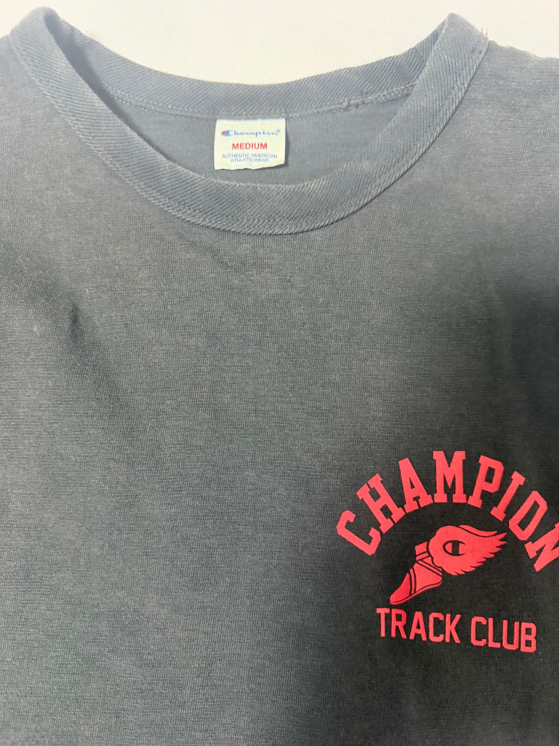 일본 챔피언 트랙 클럽 윙풋 빈티지 티셔츠 M 상품이미지3