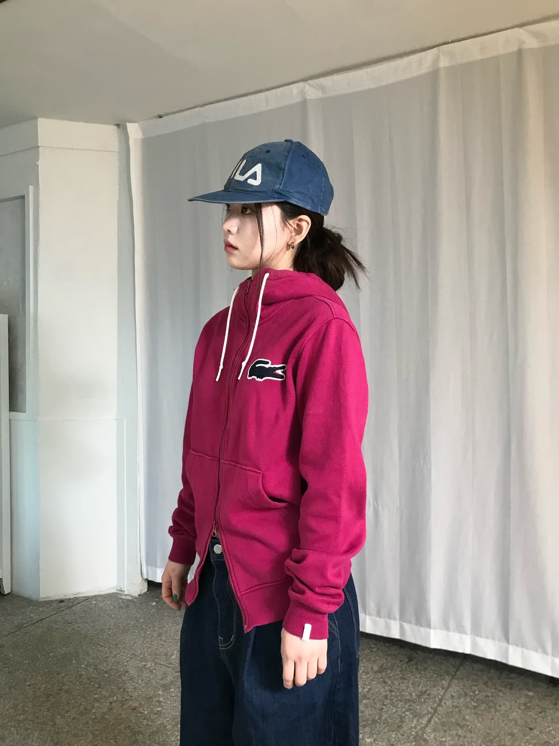 핑크 투웨이 후드집업  상품이미지3