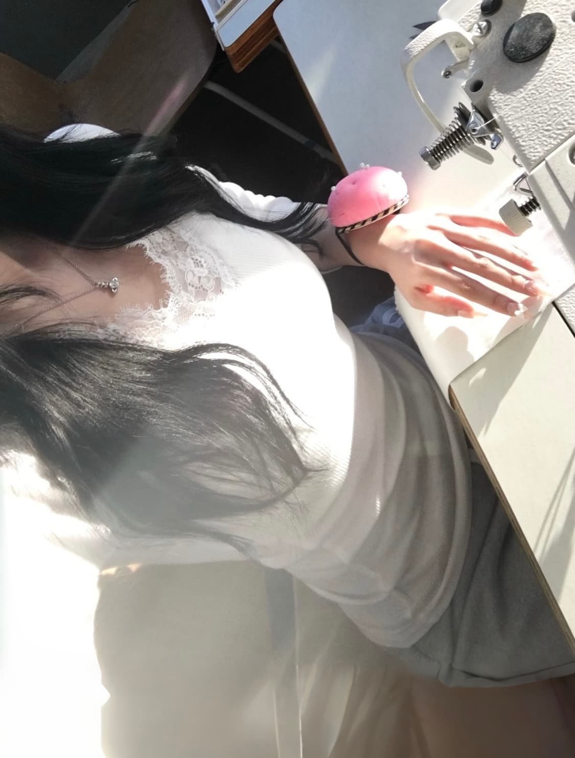 클리시어 크림 도넛 화이트 슬리브 상품이미지1