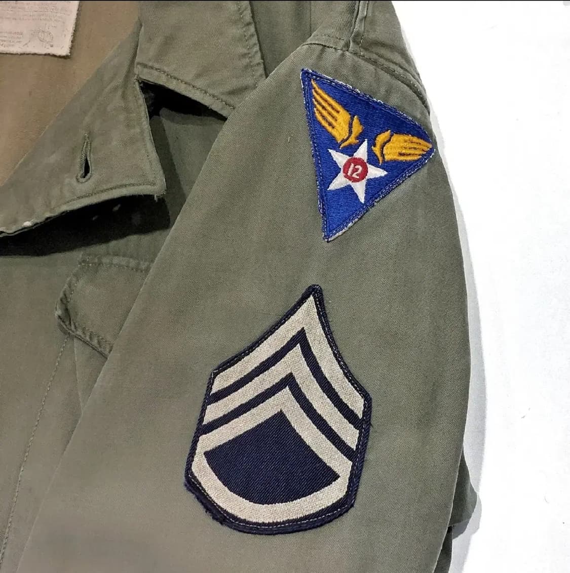 M43 필드자켓 36S (105숏기장) USAAF 패치 상품이미지5