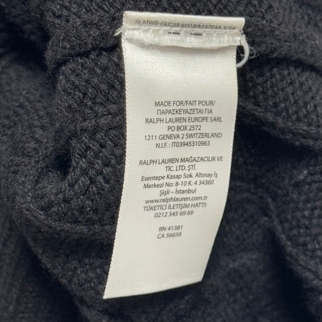 S 폴로랄프로렌 꽈베기 라운드넥 니트 상품이미지5