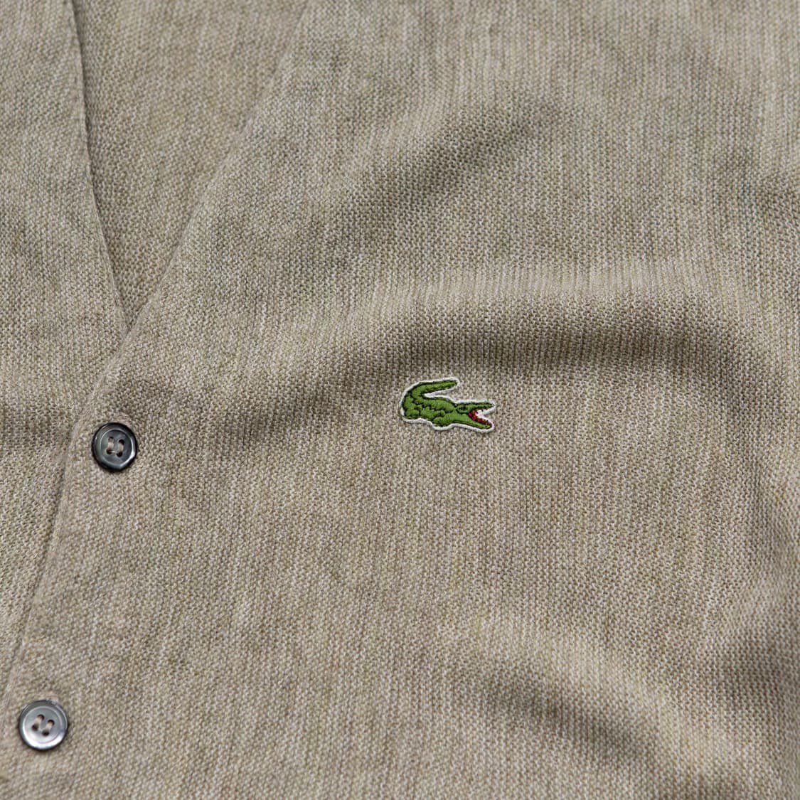 80s IZOD 라코스테 가디건 오트밀 상품이미지2